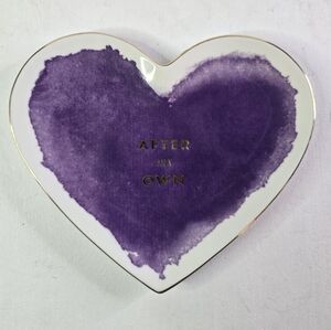 kate spade Purple Heart-Shaped Dish